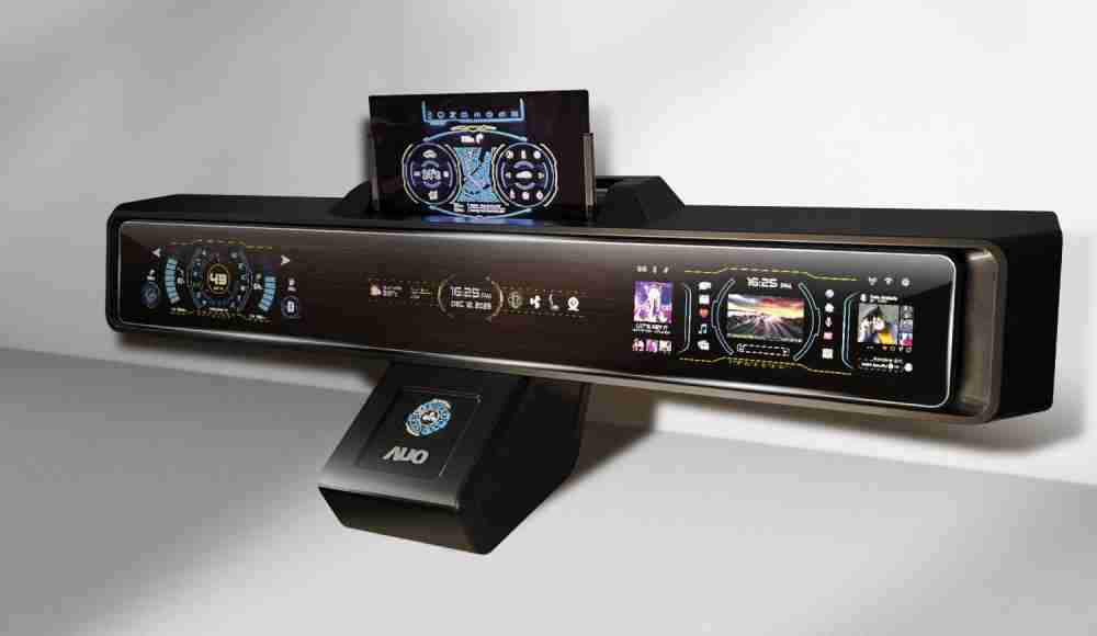 人生就是博Micro LED沉浸式车舱显示方案结合 可卷式、、可伸缩的Micro LED应用并可呈现不同的质感纹路，，，展现人性化设计