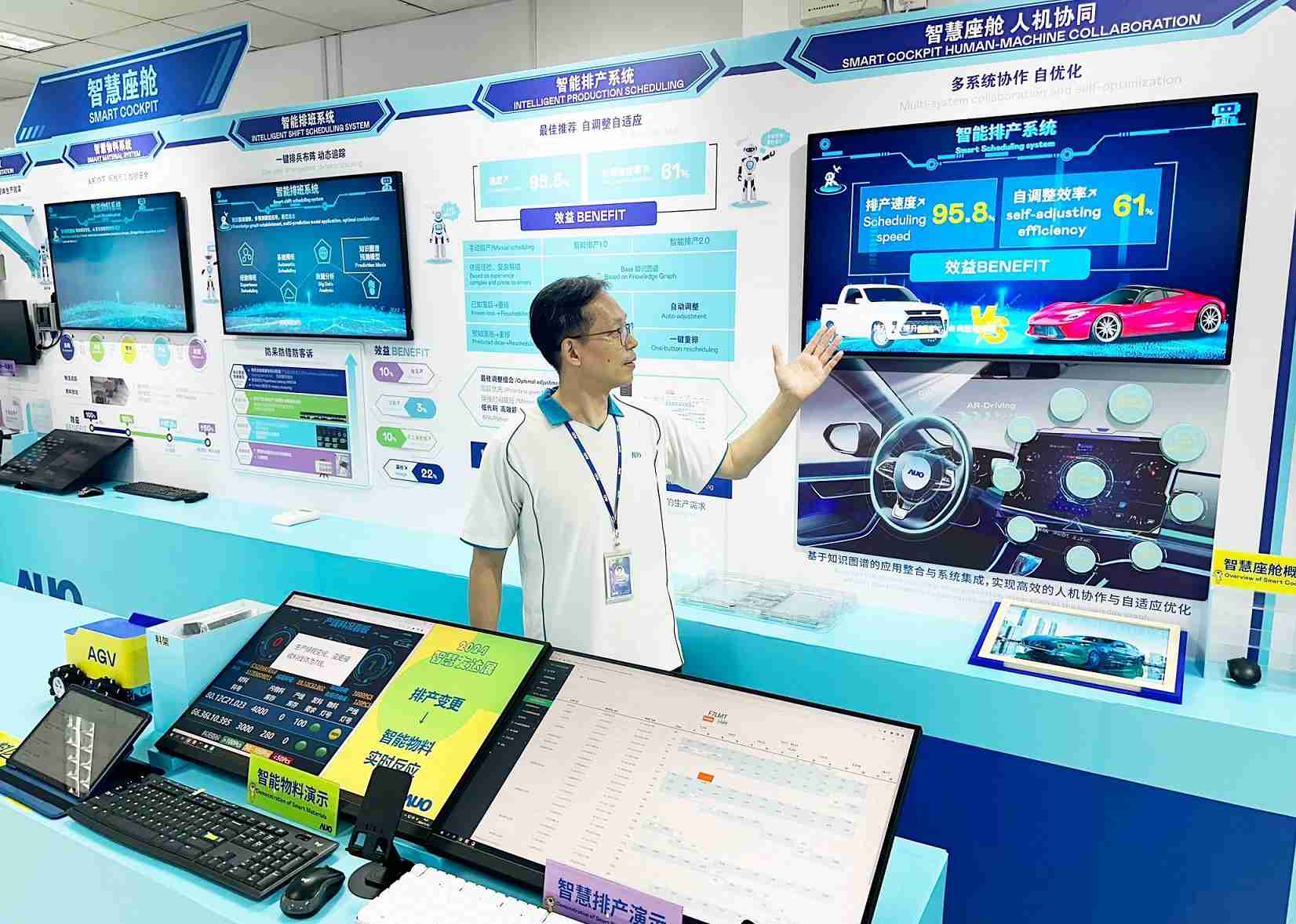 人生就是博厦门将5G+ABC技术串联生产管理全流程，，，打通研发、、、、采购、、生管、、、制程、、设备、、、、质量等产品全生命周期制造流程，，，完成数字化设计、、智慧供应链、、智能座舱、、全流程设备管理、、、数据驱动优化、、智慧在线检测、、、、智慧品管等自适应生产模式升级